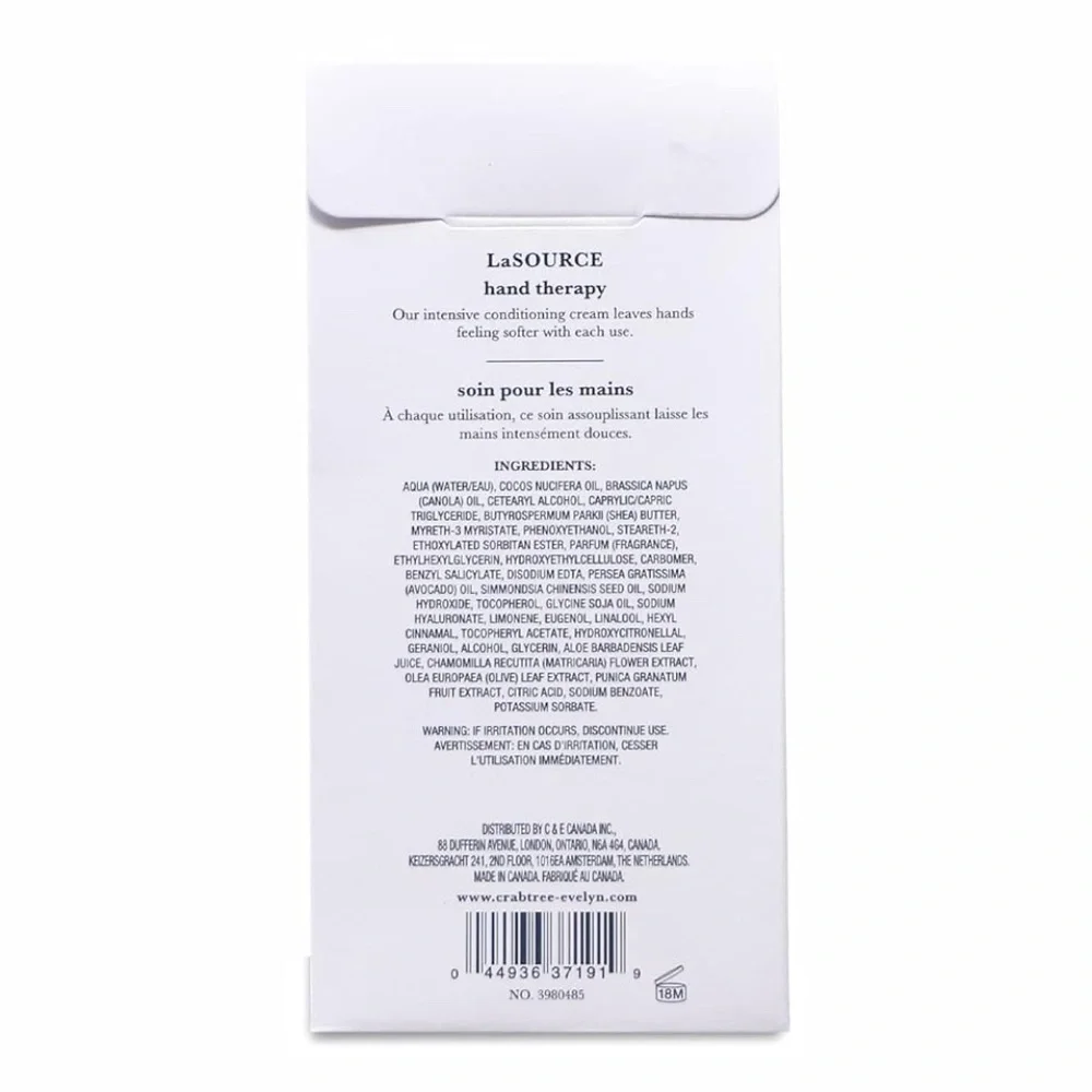 Crabtree & Evelyn La Source Hand Therapy 3.5 oz - Picture 2 of 3